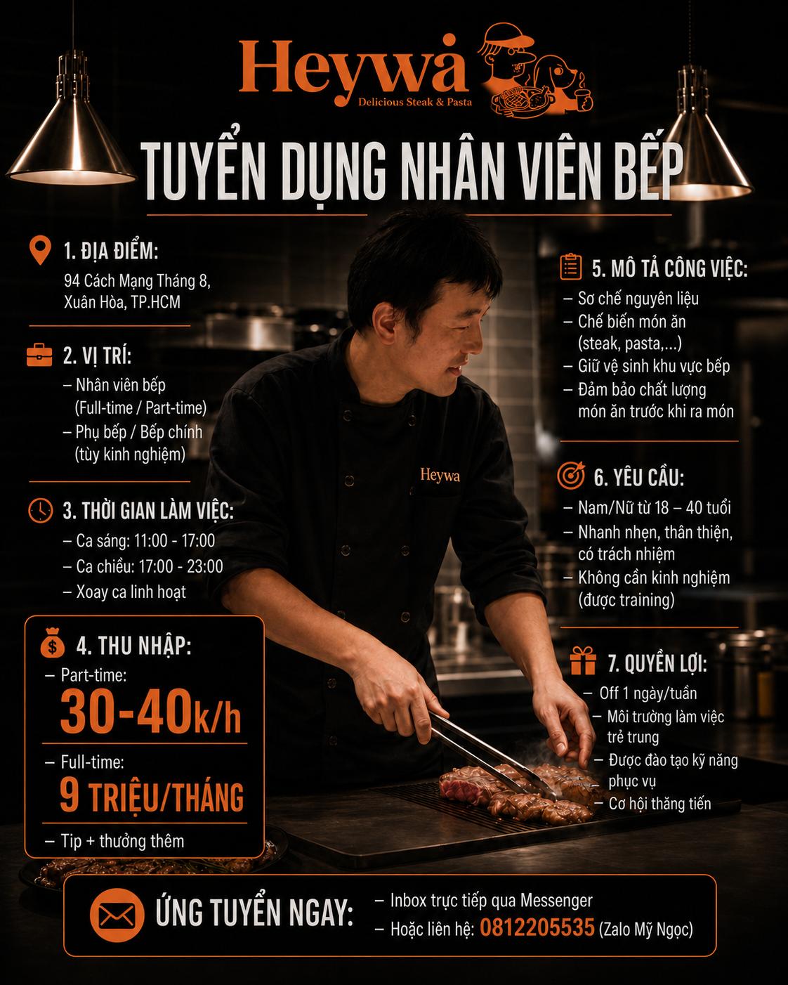Heywa – Delicious Steak & Pasta