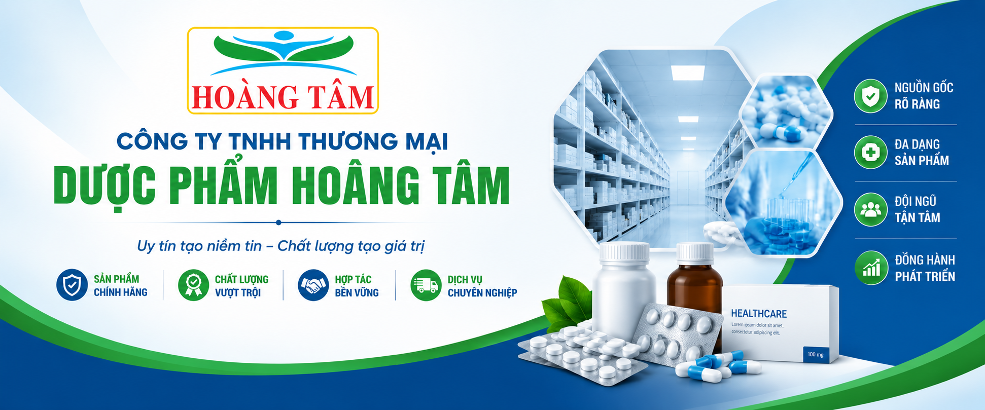 CÔNG TY TNHH THƯƠNG MẠI DƯỢC PHẨM HOÀNG TÂM