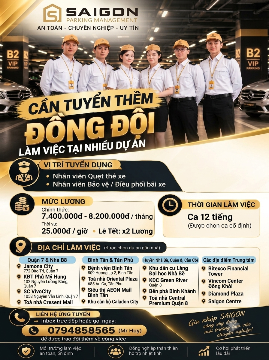 Công ty CPDV quản lí bãi xe Sài Gòn